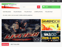 Tablet Screenshot of italia-disques.com